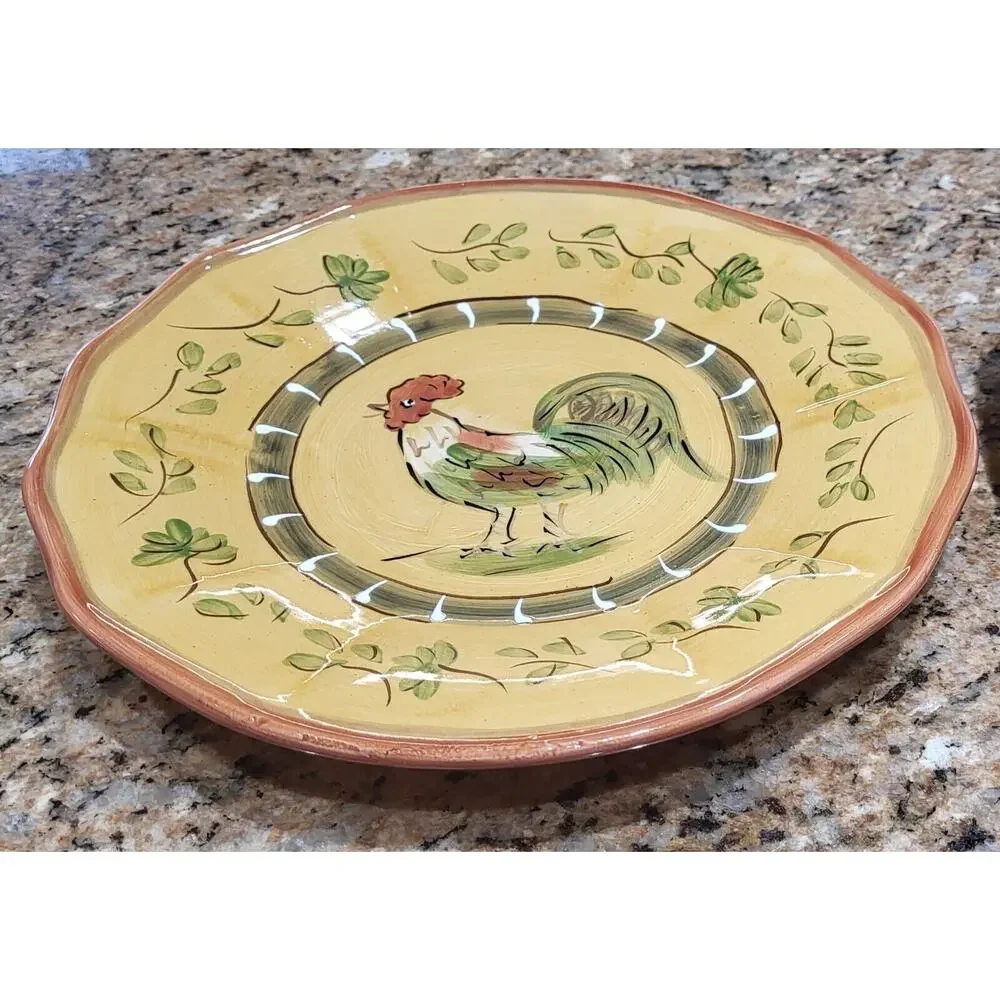 Cocorico Luncheon / Decorator Plates 8 3/4
